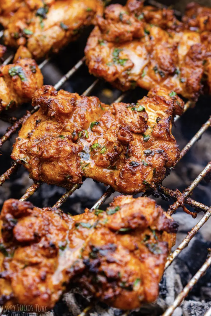 grilled paprika chicken thighs