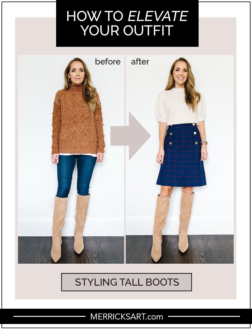 how to wear tall boots for fall