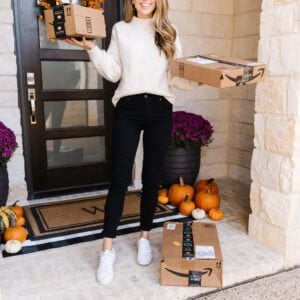 amazon prime day deals front porch with amazon boxes