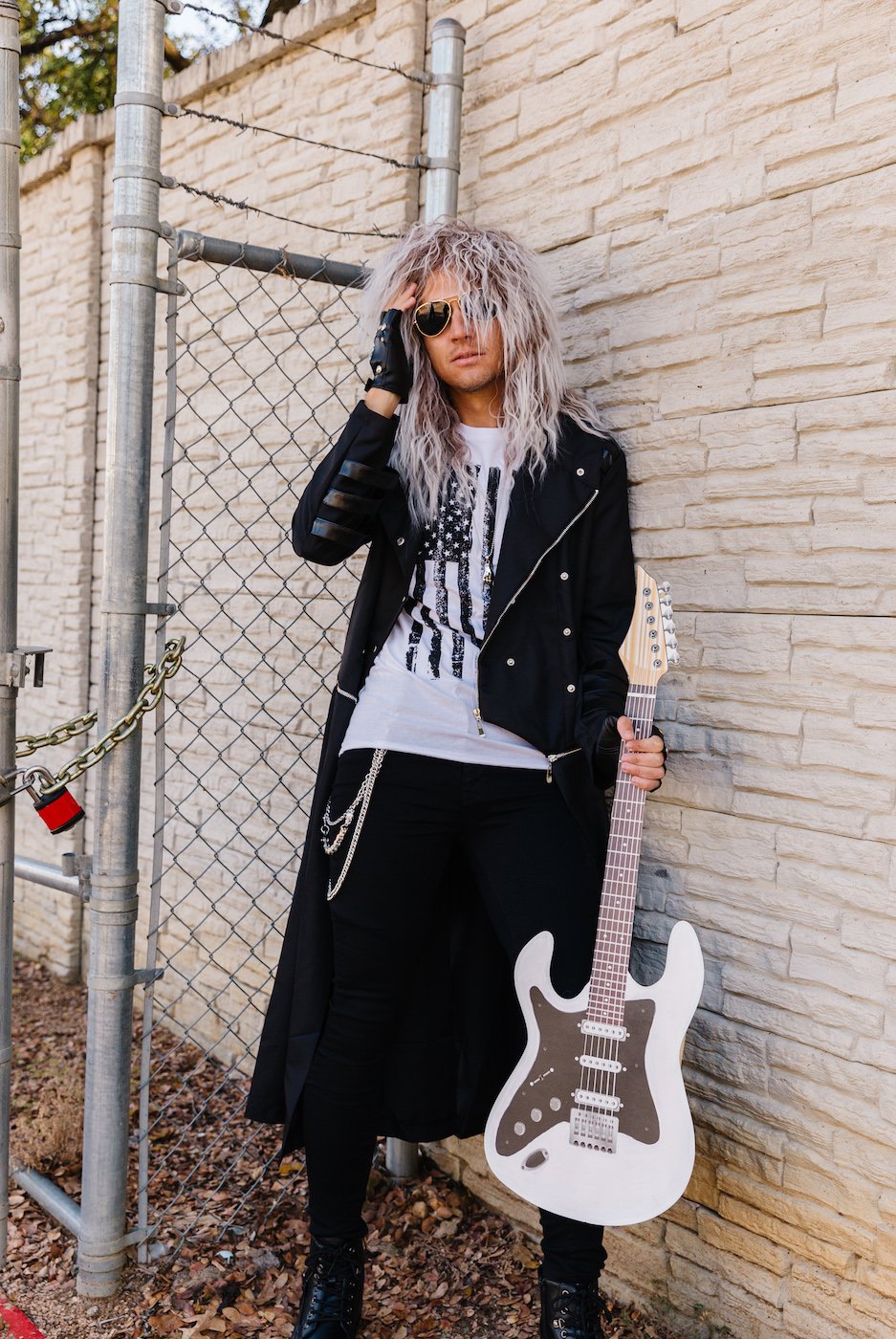 Men's halloween rockstar costume
