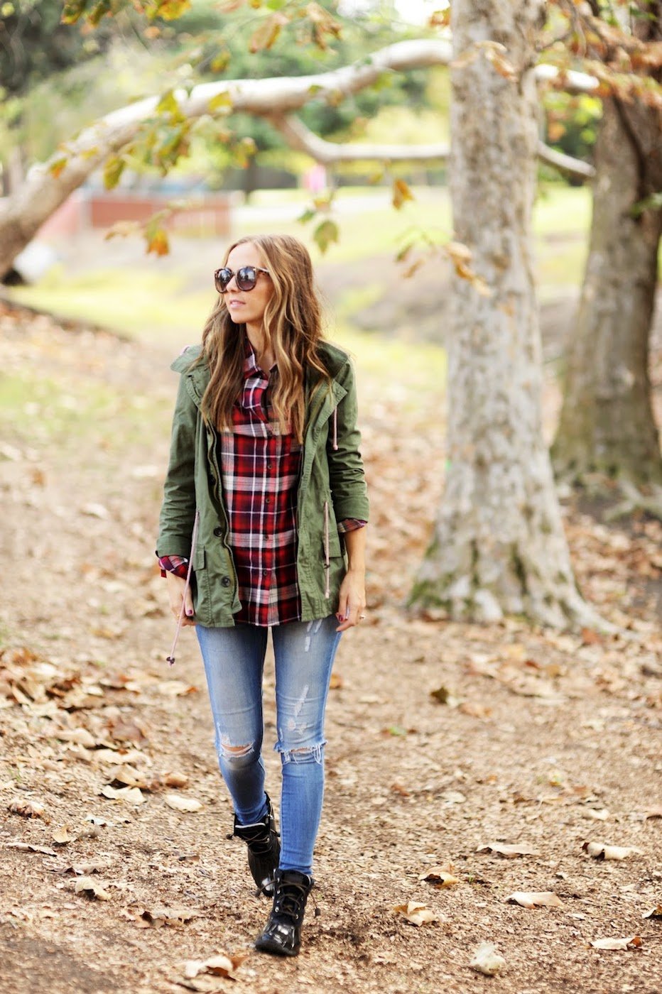 olive and burgundy