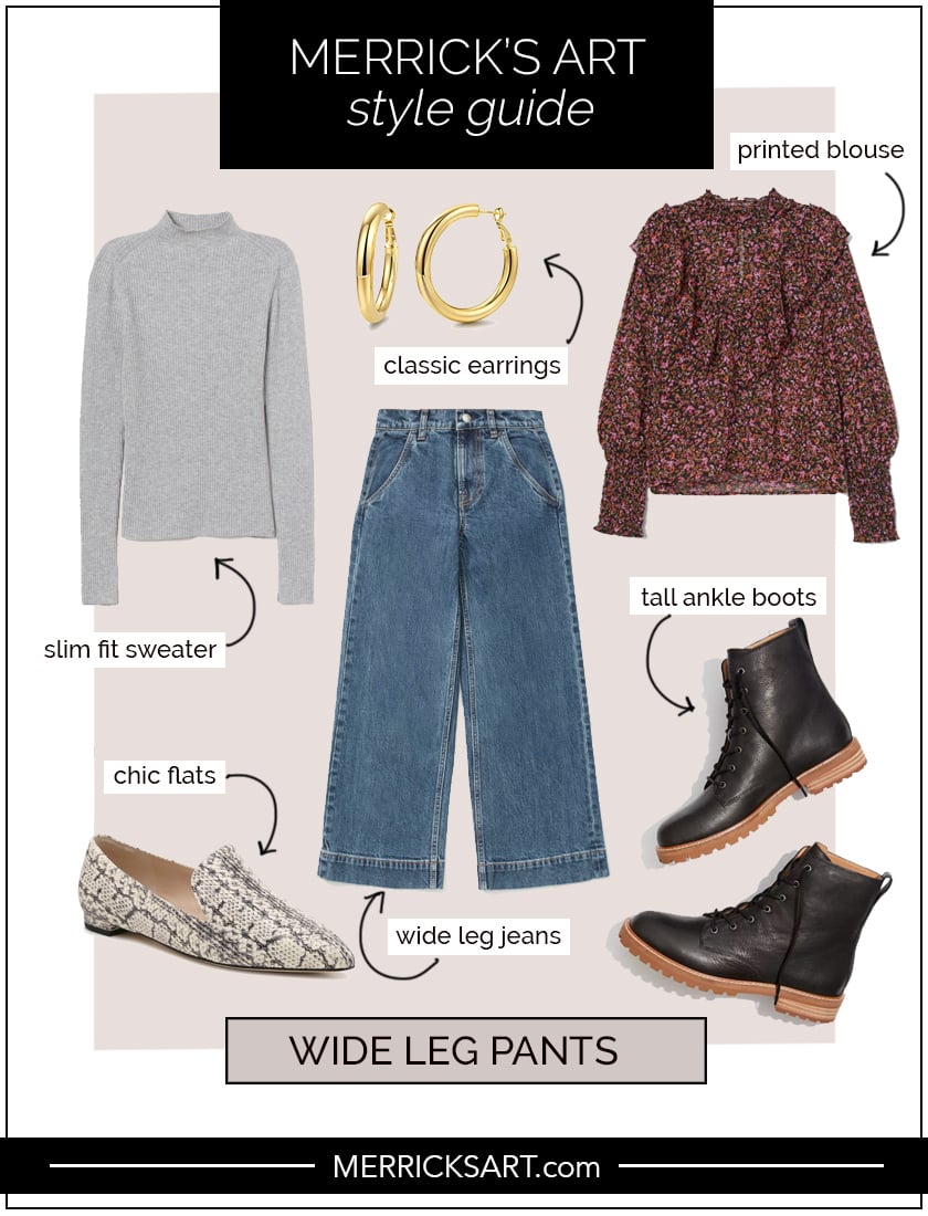 wide leg pants outfits