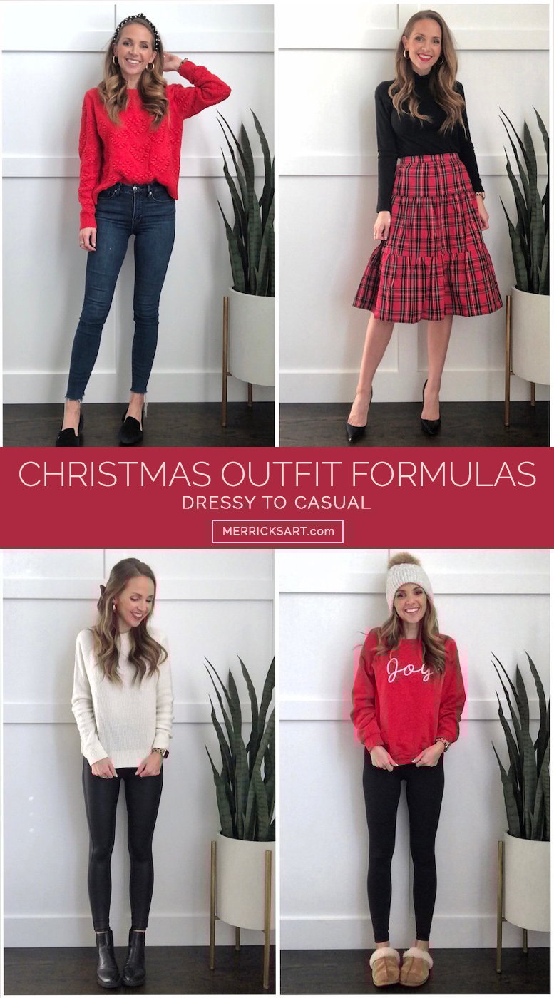 4 simple outfit ideas for Christmas