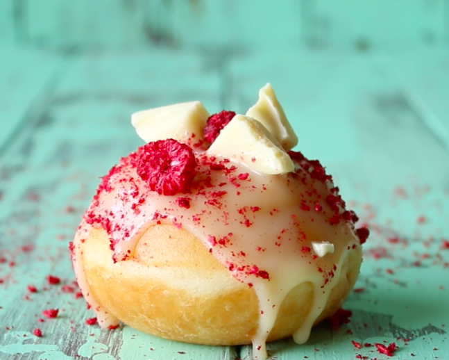 dinner idea white chocolate raspberry