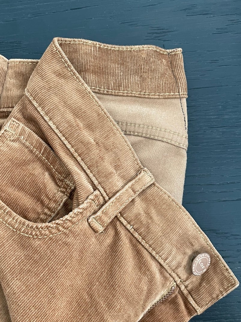 how to take in the waist of your jeans