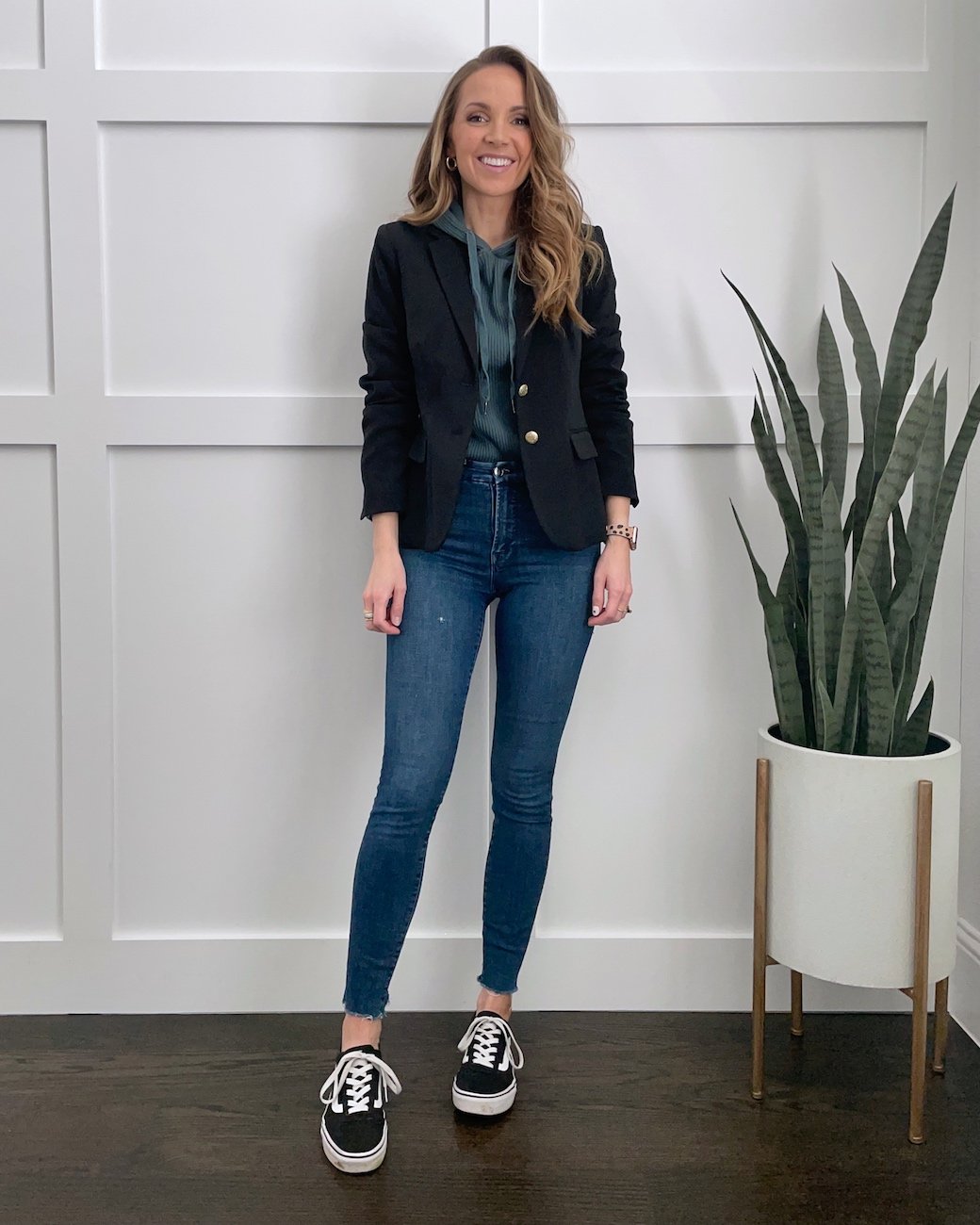 black blazer outfit