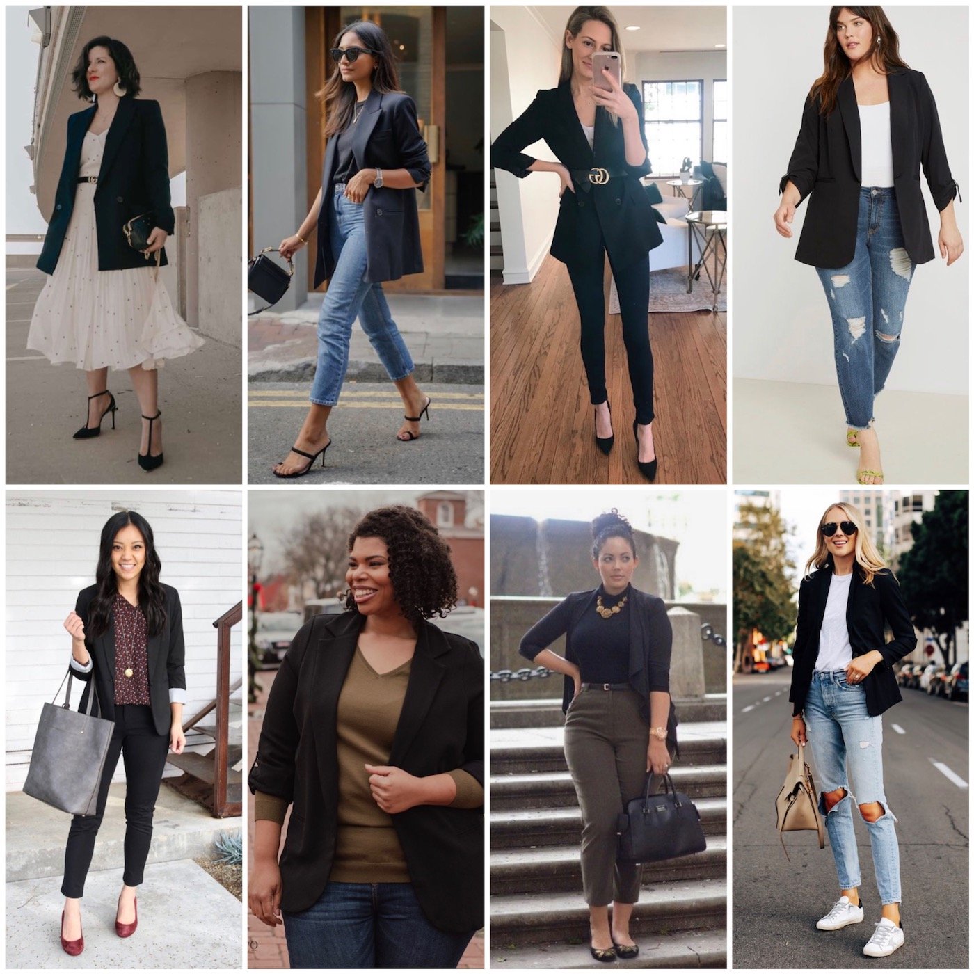 black blazer outfit ideas