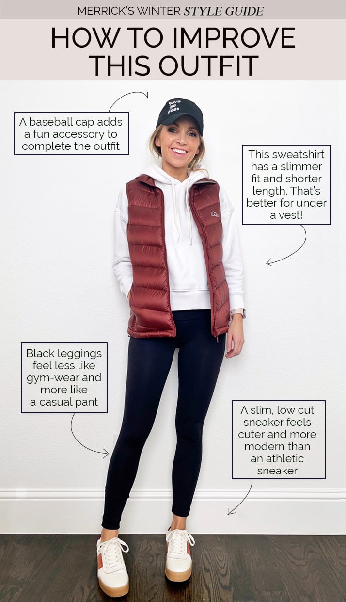 winter outfits with vests