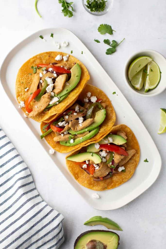 dinner ideas chicken fajitas