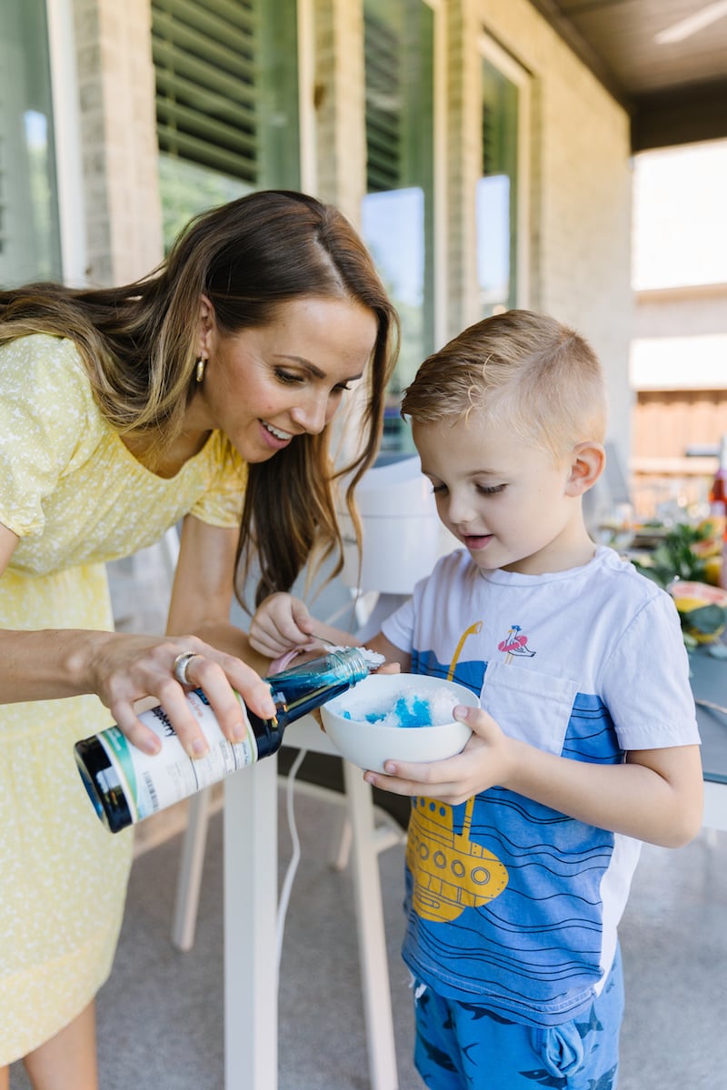summertime hawaiian shave ice