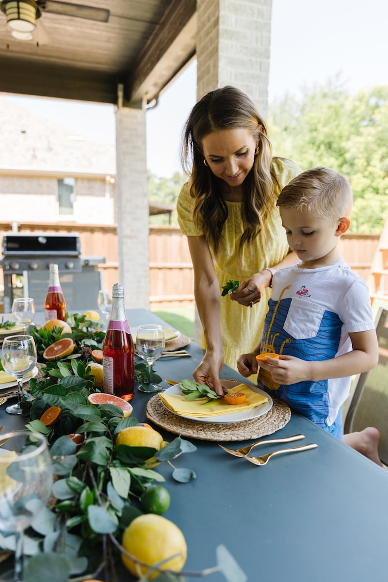 summer dinner party