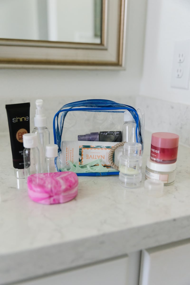 skincare travel kit