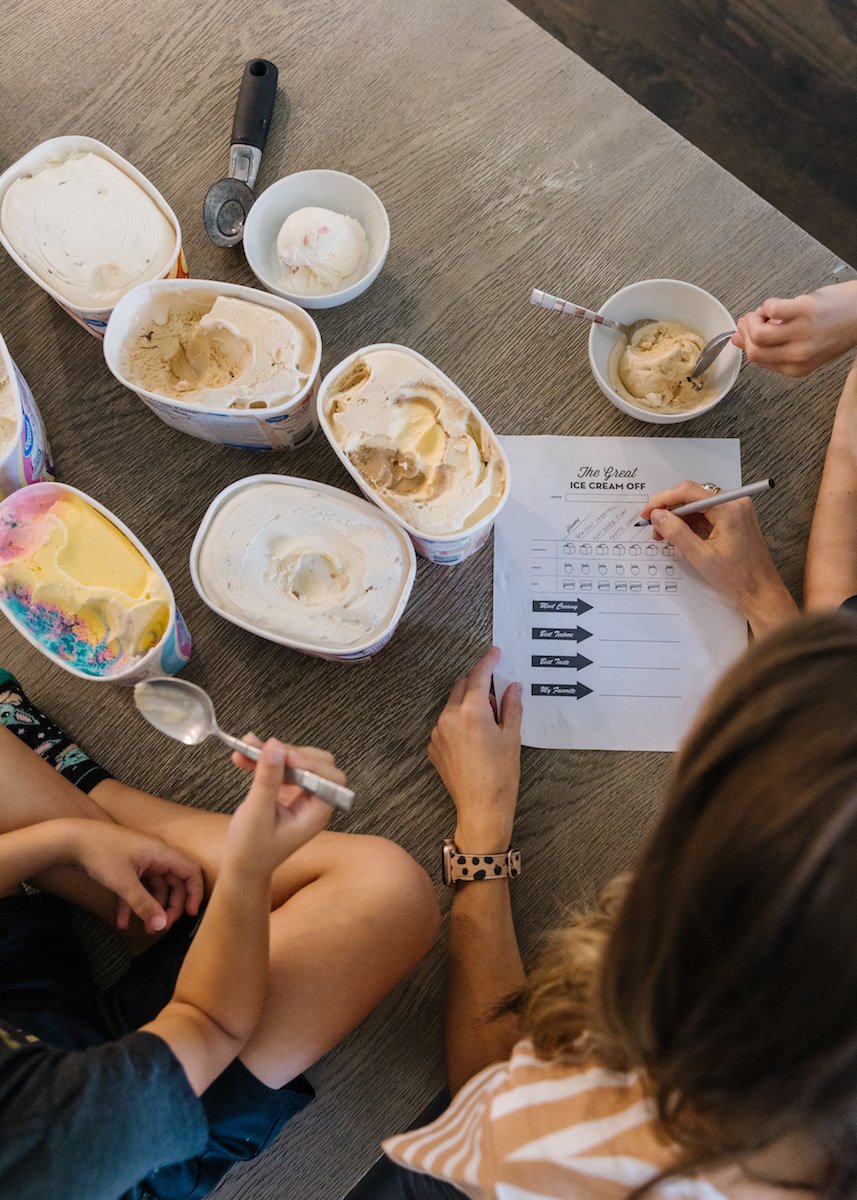 ice cream taste test