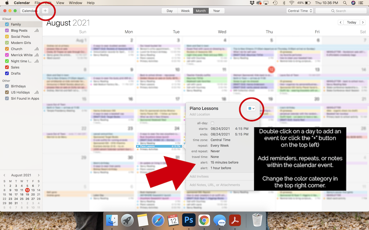 apple calendar