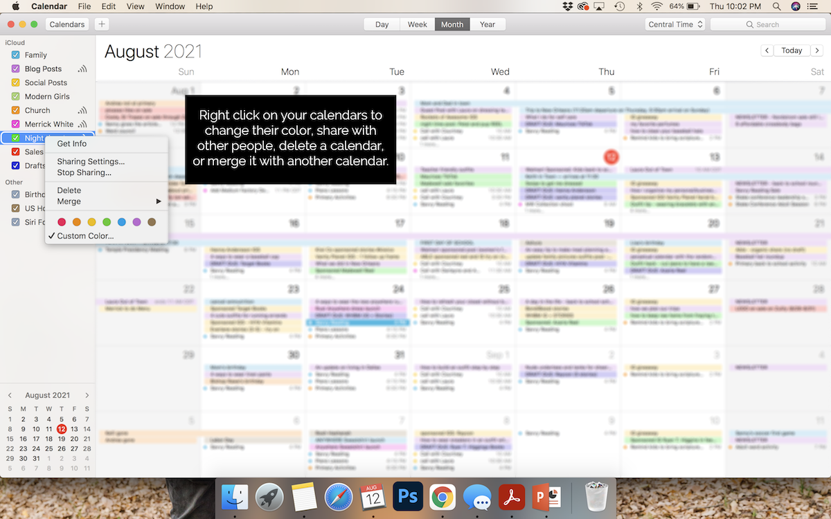 apple calendar tutorial