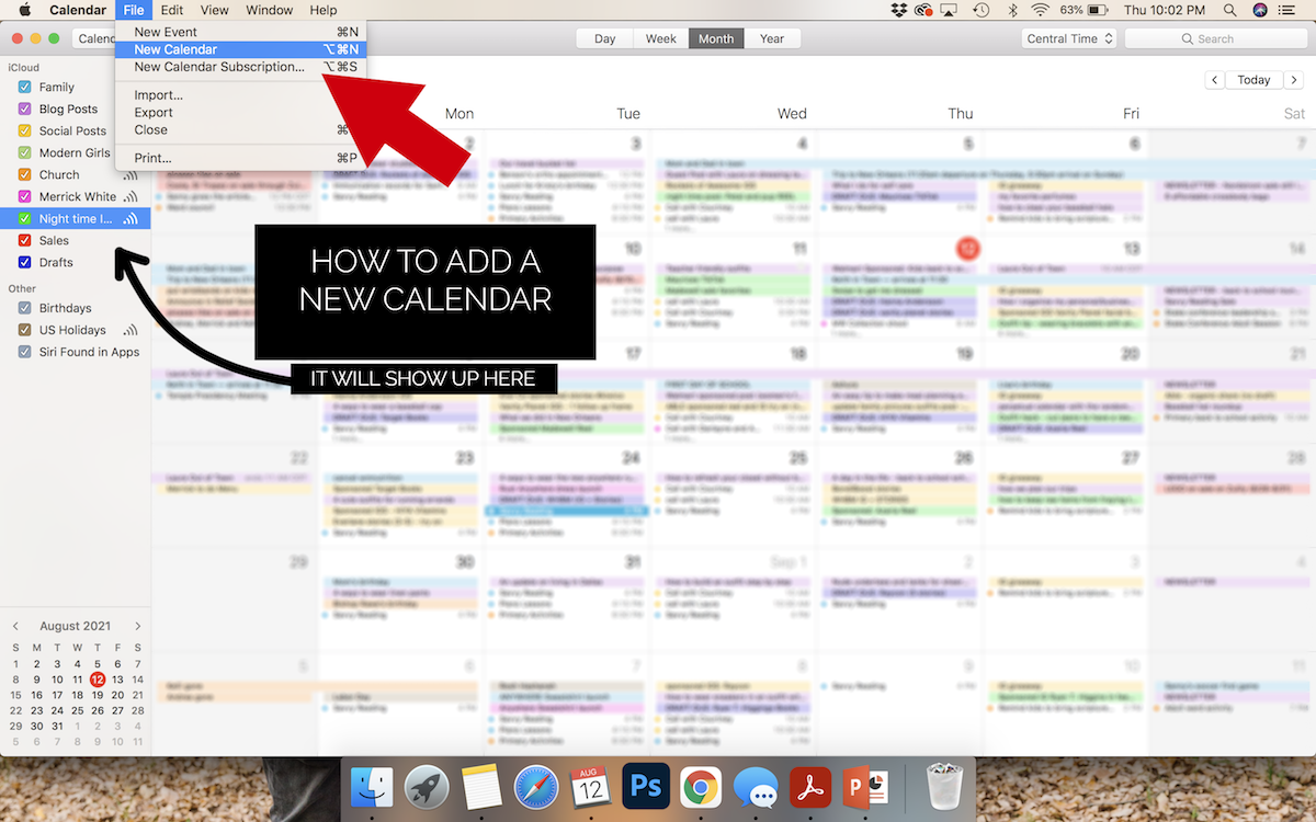 apple calendar tutorial