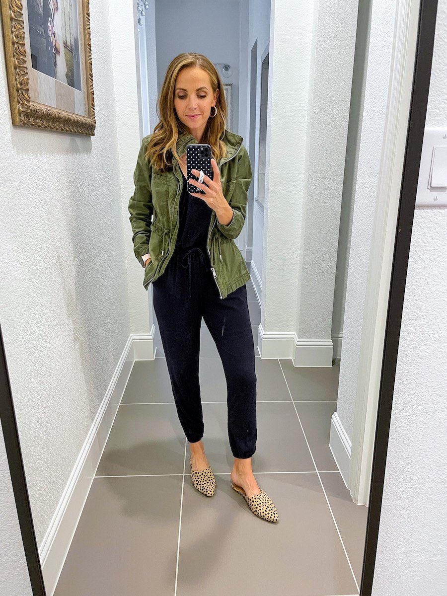 jumpsuit with jacket
