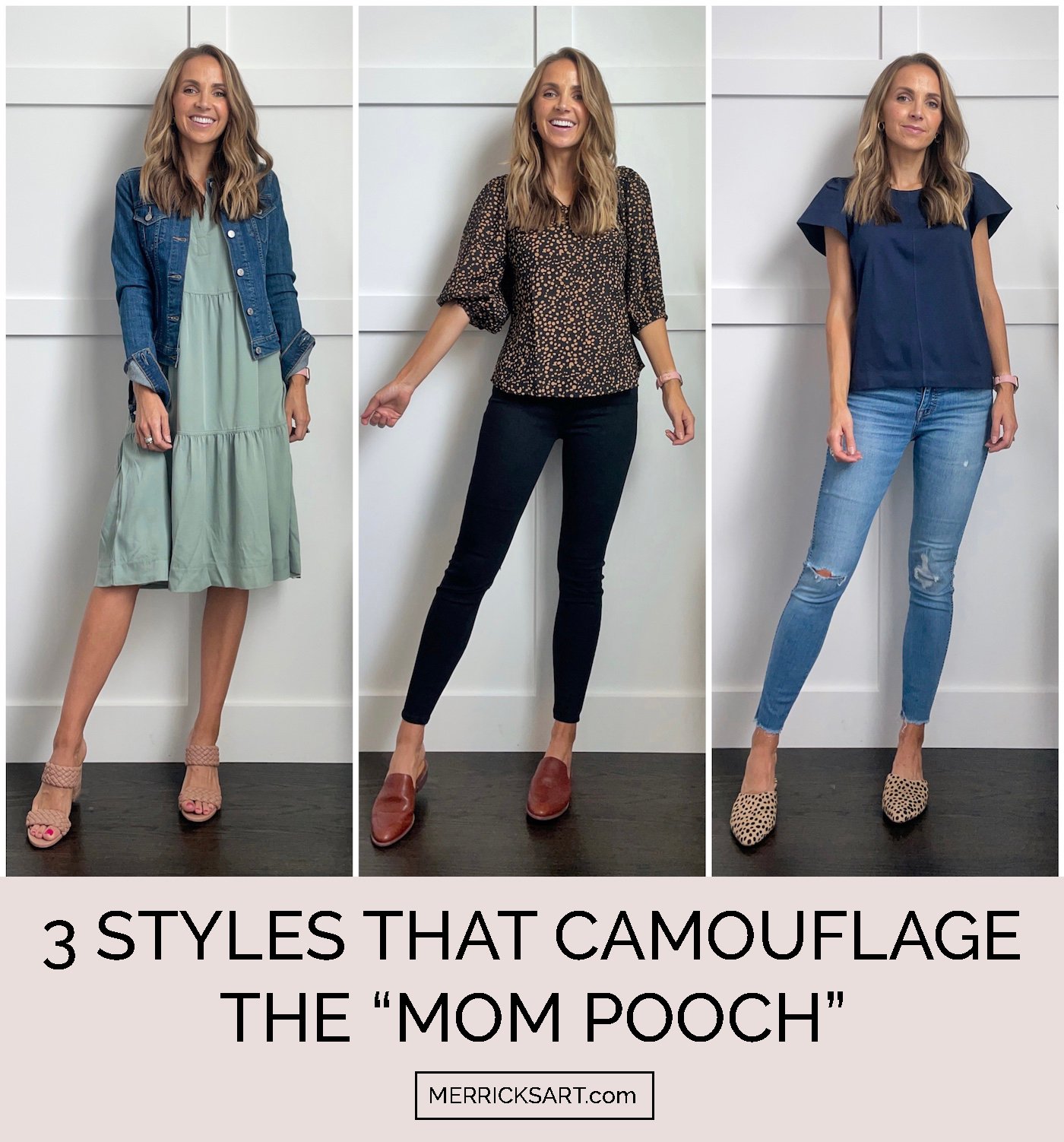 styles to camouflage carry weight in your middle