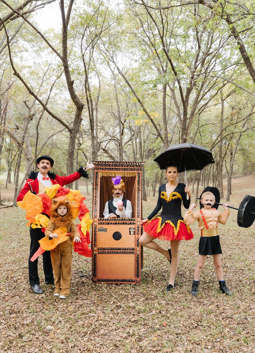 family halloween circus costume