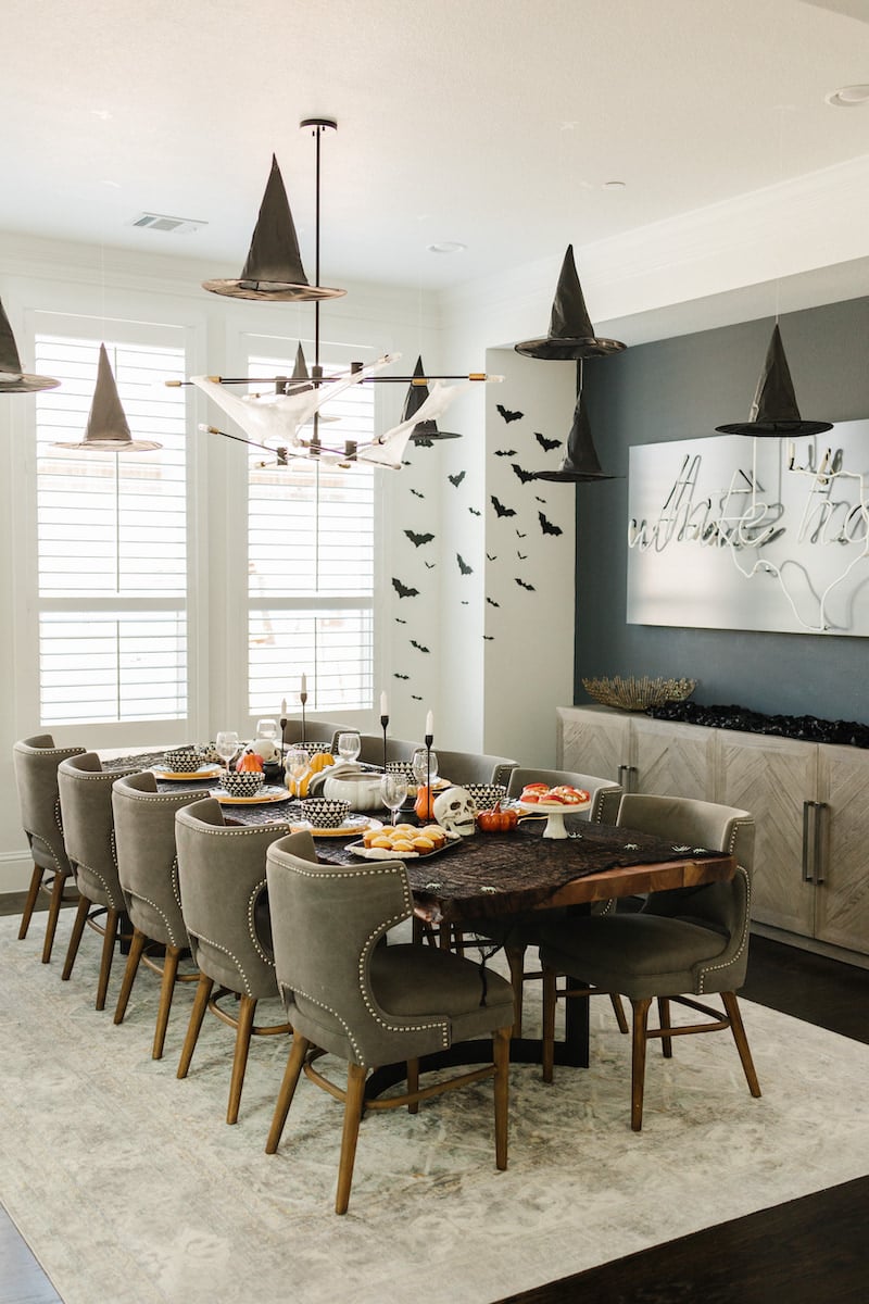 Halloween table decor halloween spooky dinner
