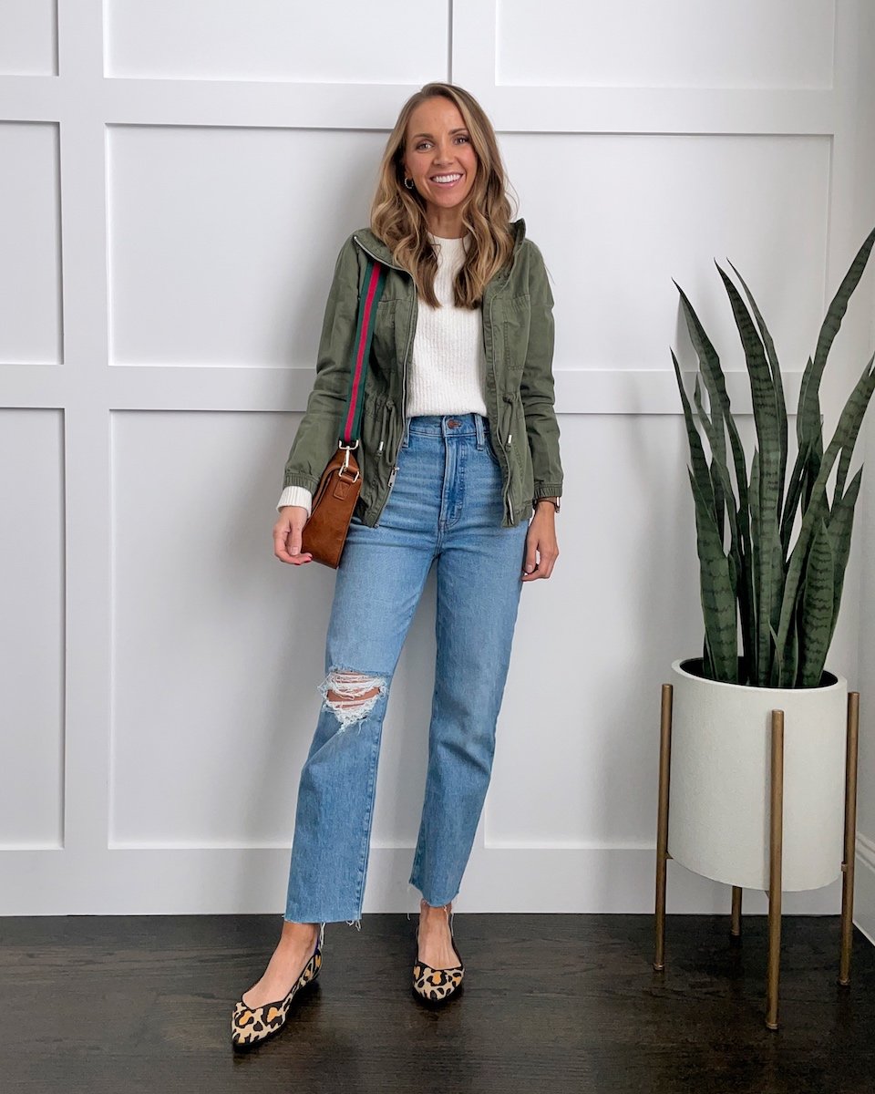 straight leg jeans