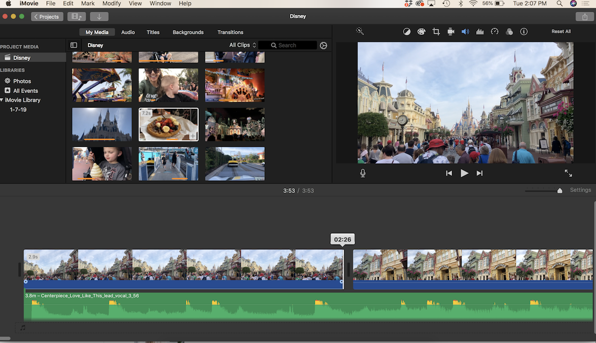 editing family travel videos