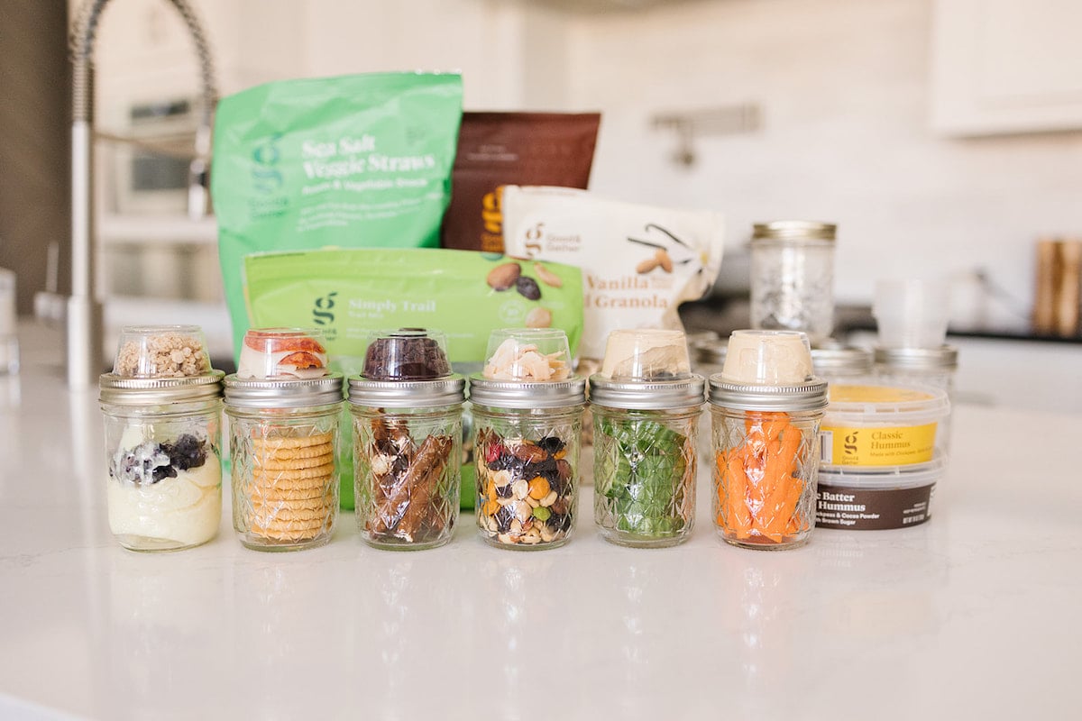 snacks in a jar