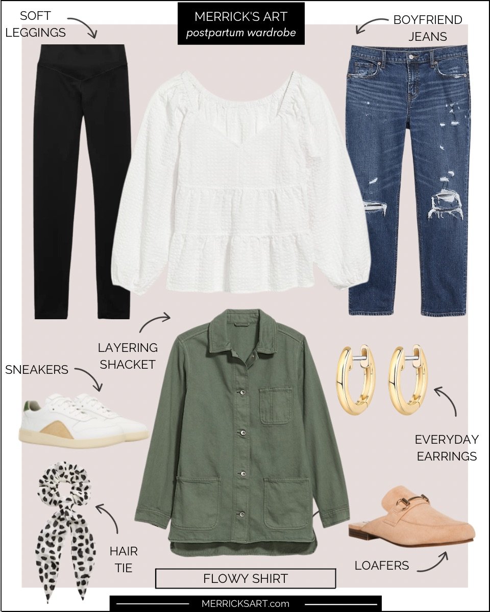 flowy top postpartum