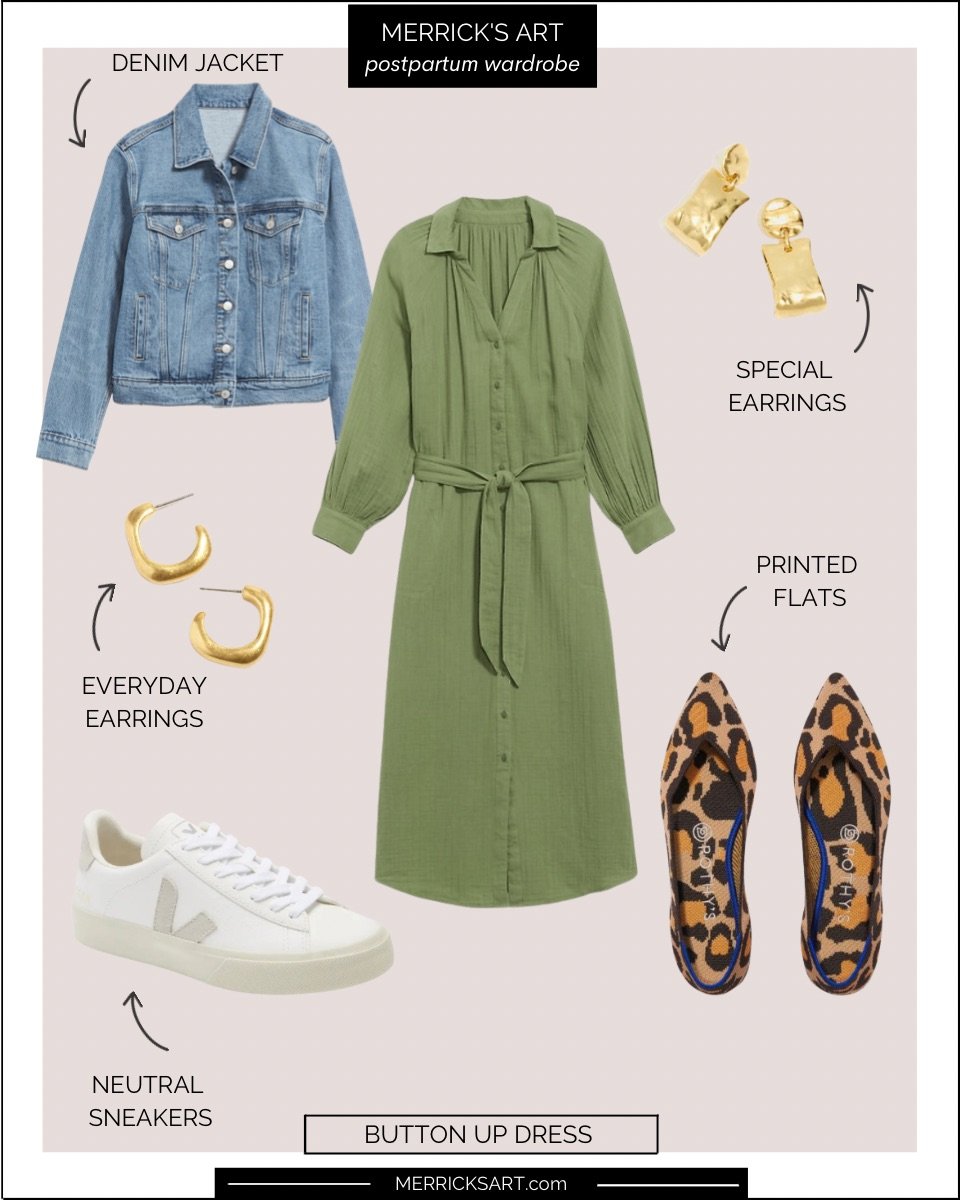 shirt dress postpartum