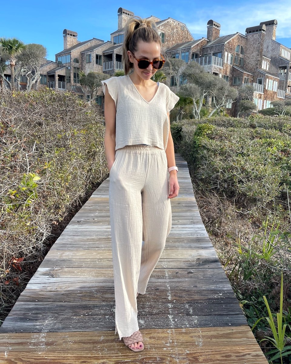 evereve matching set boardwalk kiawah island