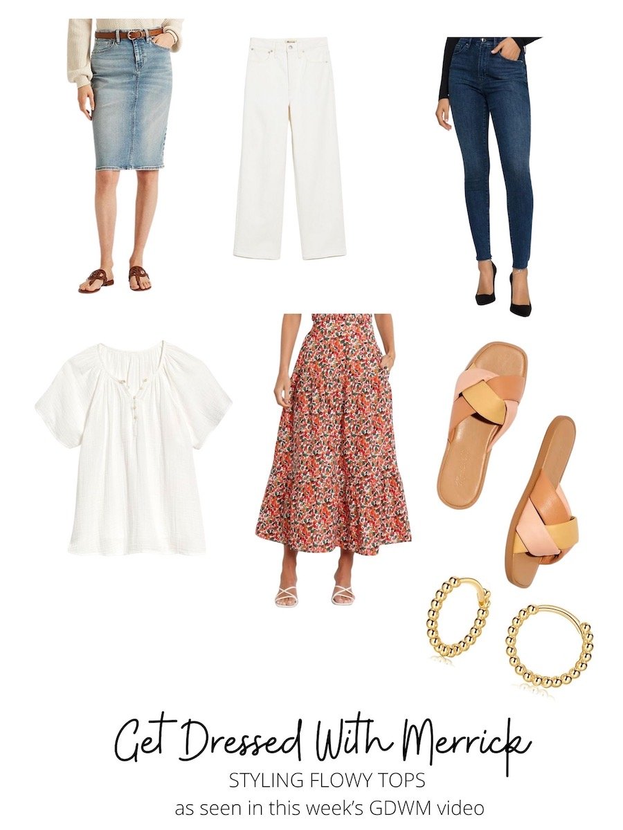 GET DRESSED WITH MERRICK FLOWY TOPS