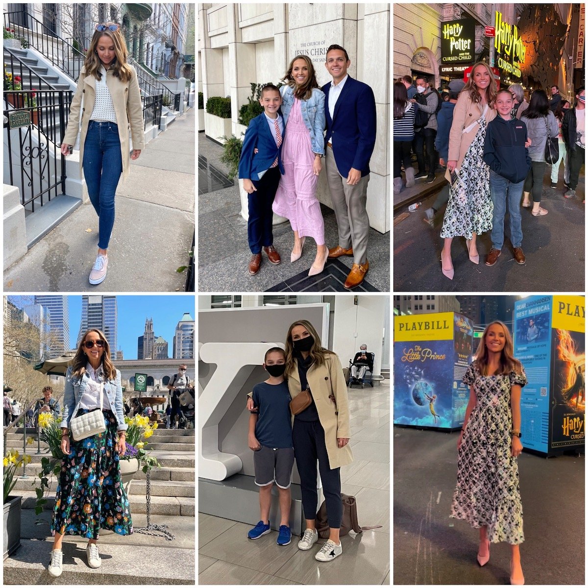 what i wore in new york city spring