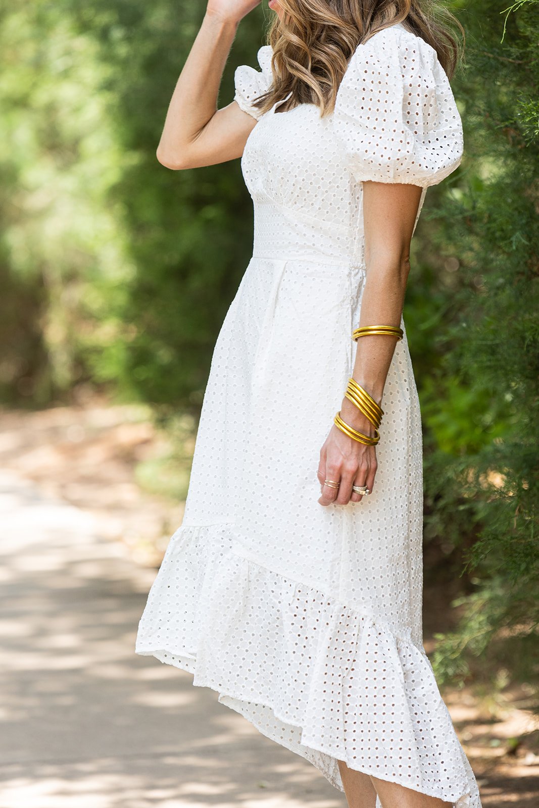 eyelet dress