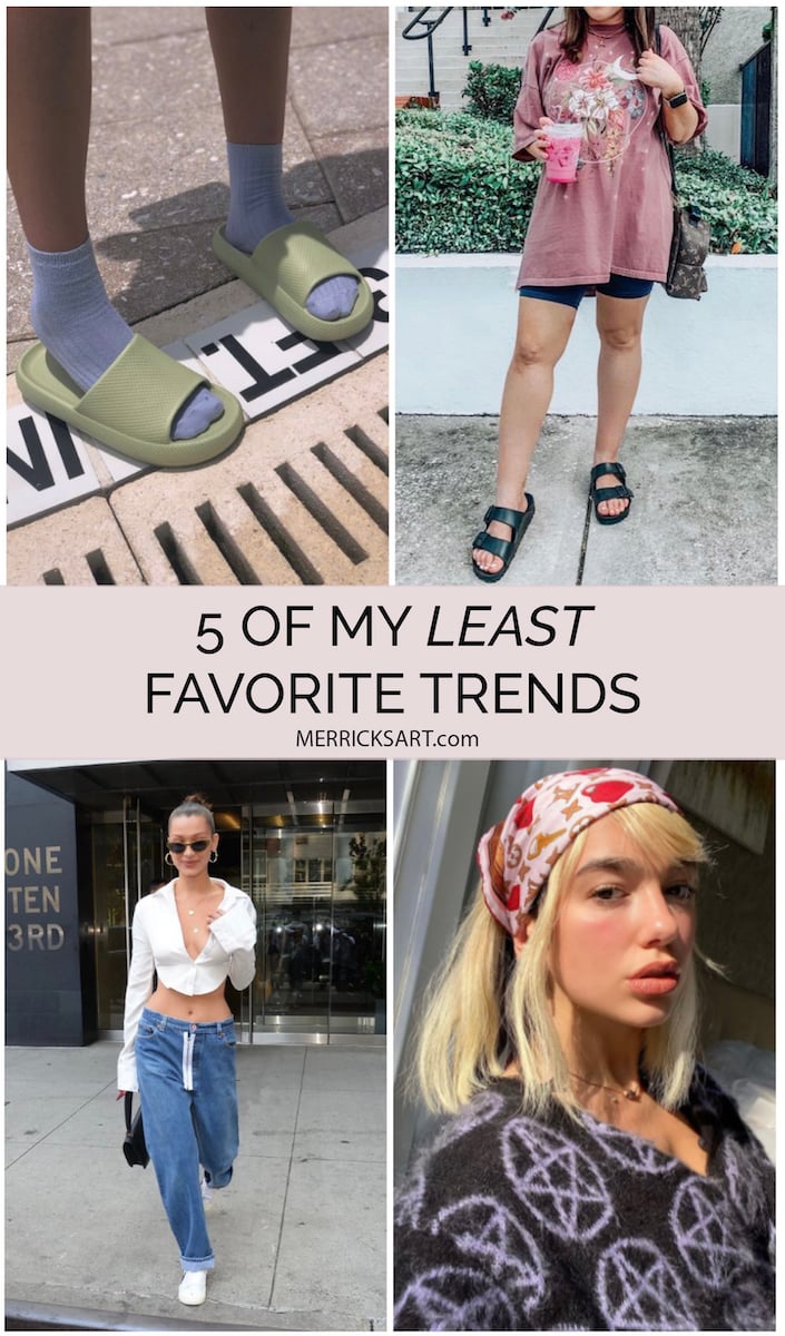 least favorite fashion trends