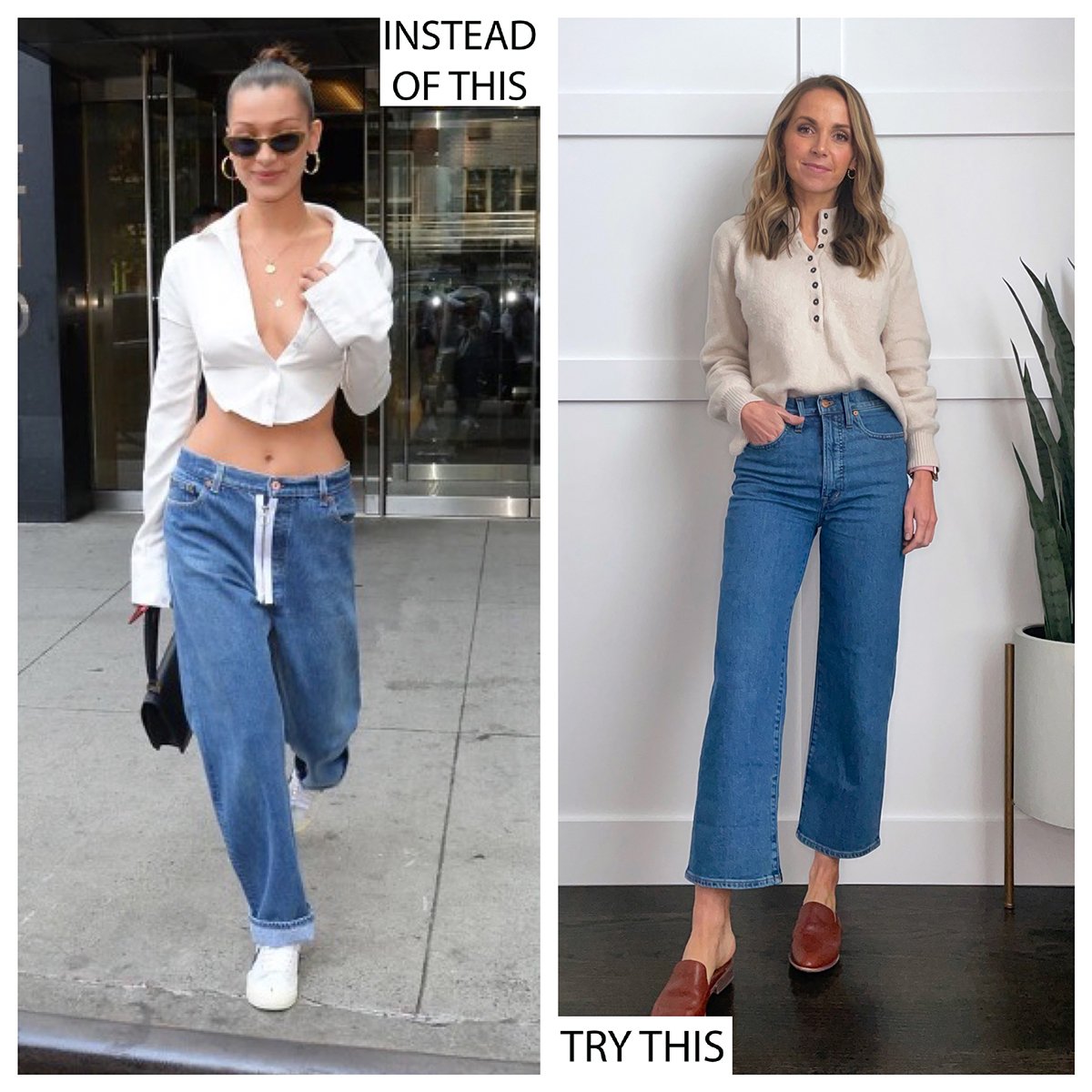 low rise jeans