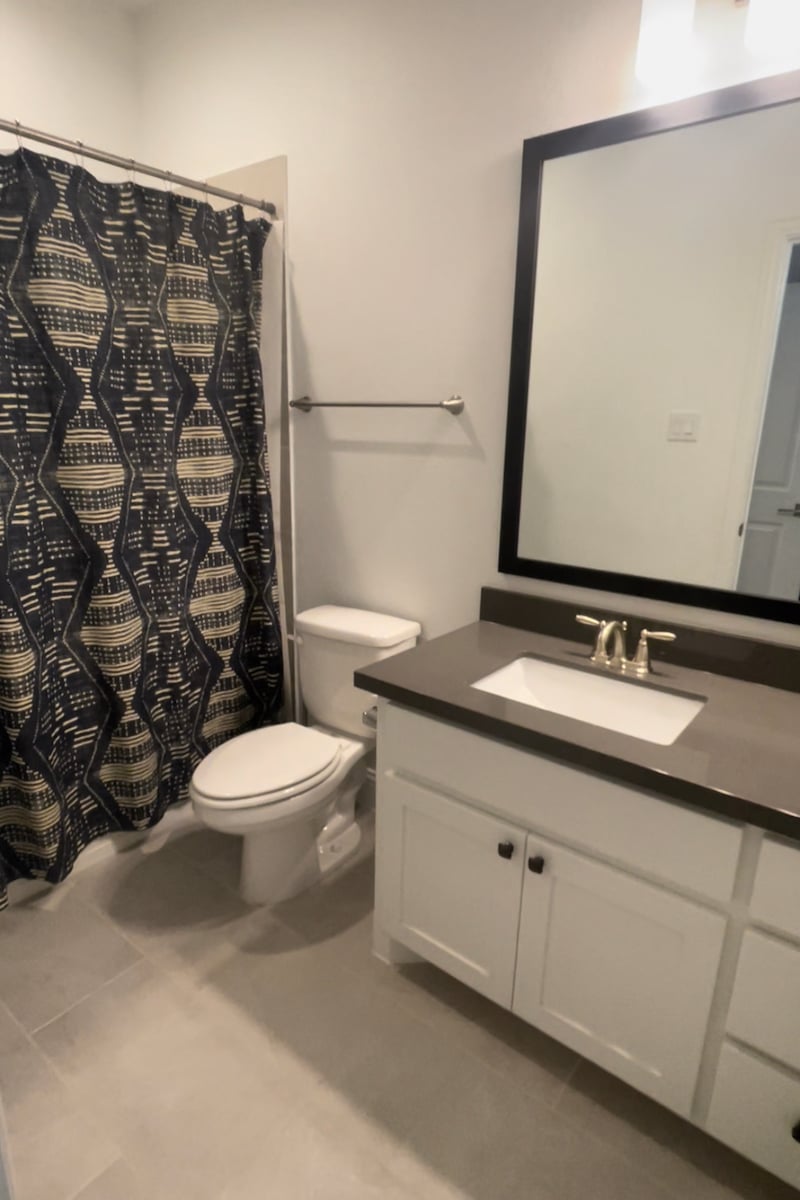 bathroom before