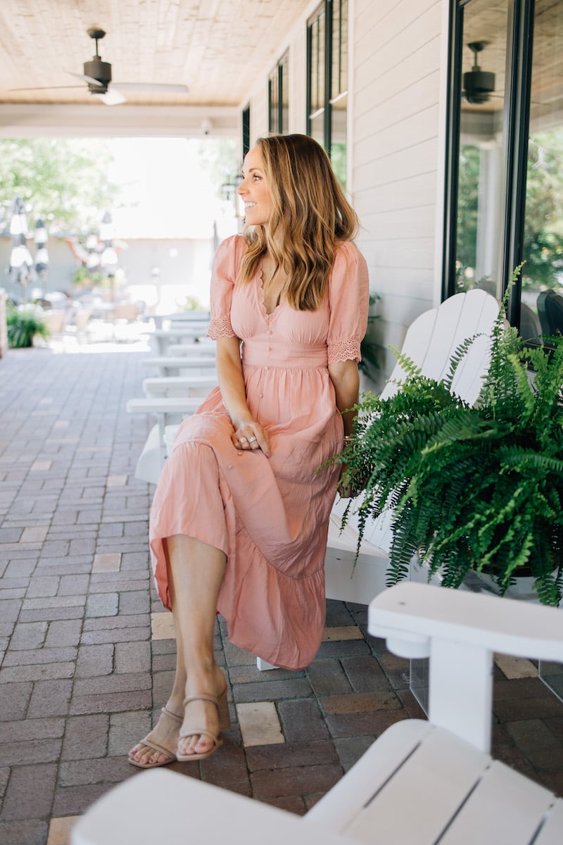 pink dress