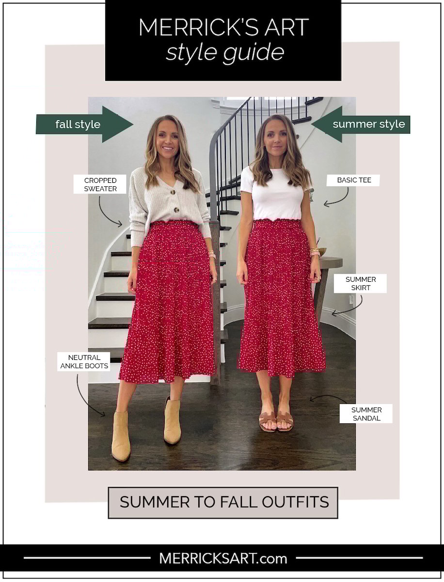 SUMMER TO FALL SKIRT