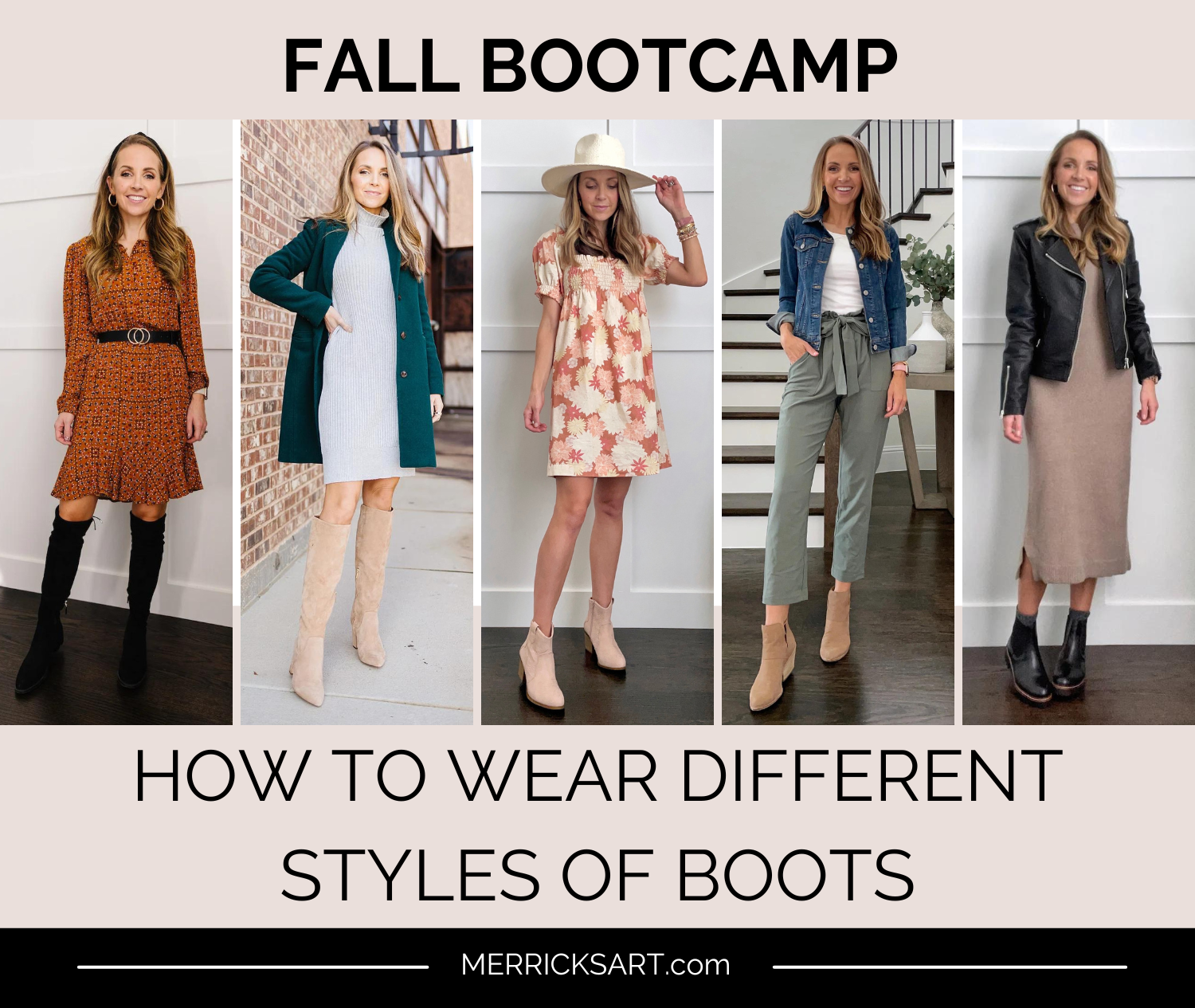 Fall Bootcamp: How to wear different styles of boots