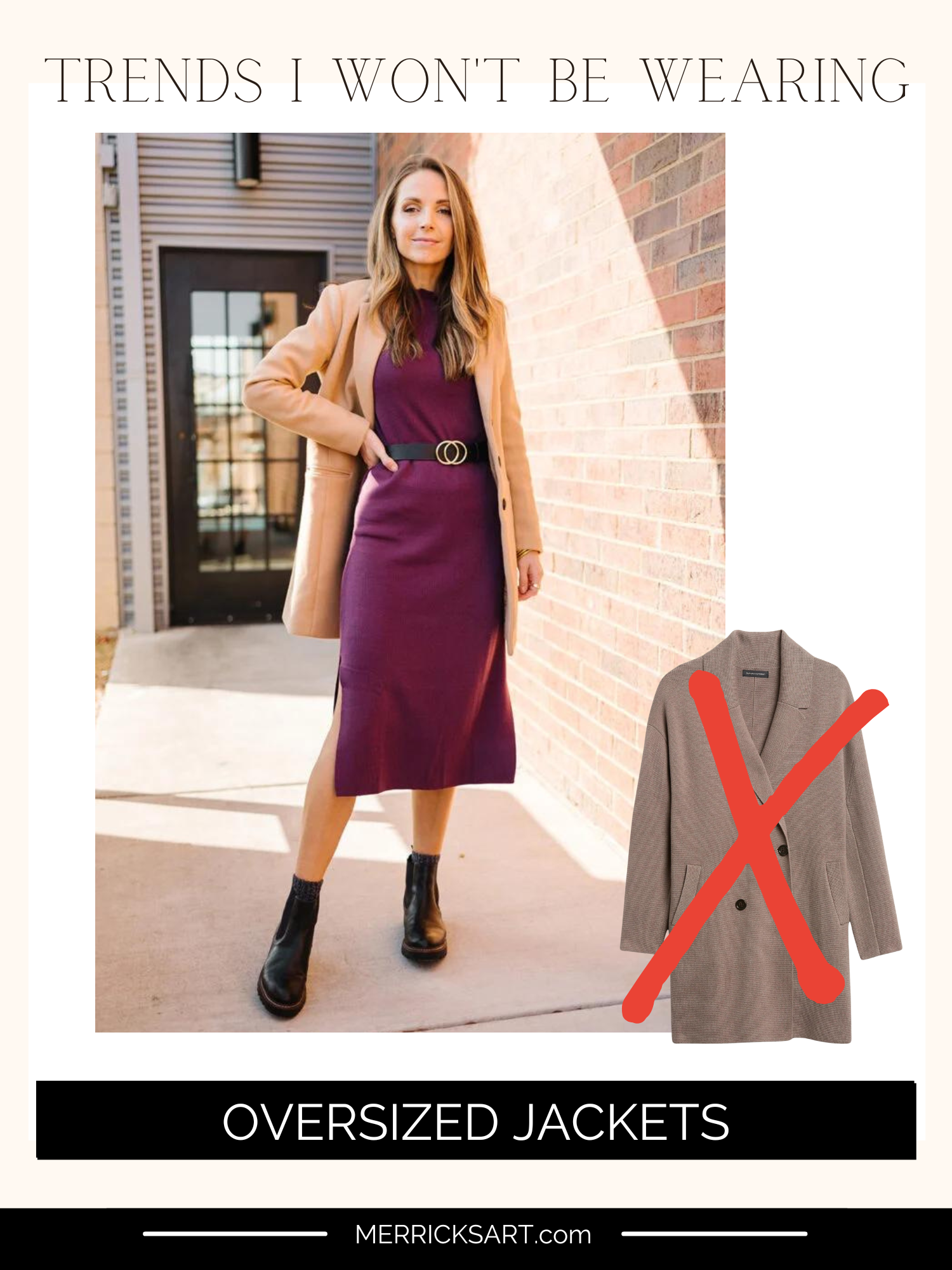 Trends I won't be wearing: 5 trends I won't be wearing: Oversized Jackets