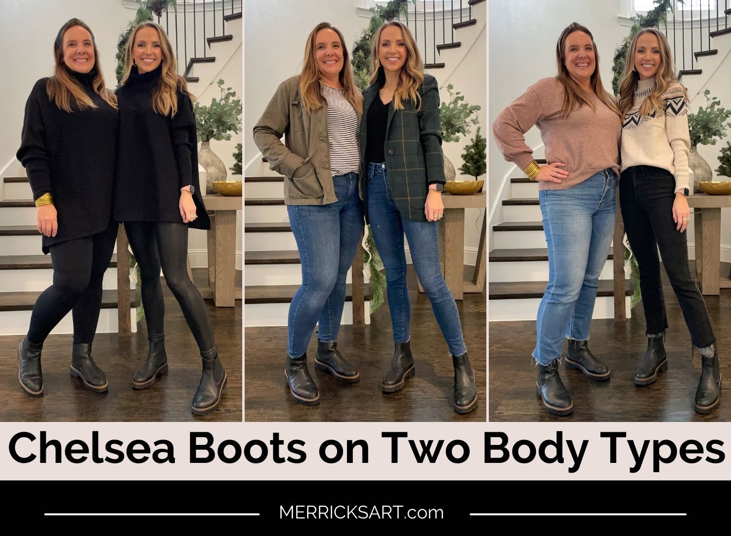 Chelsea Boots on 2 Body Types