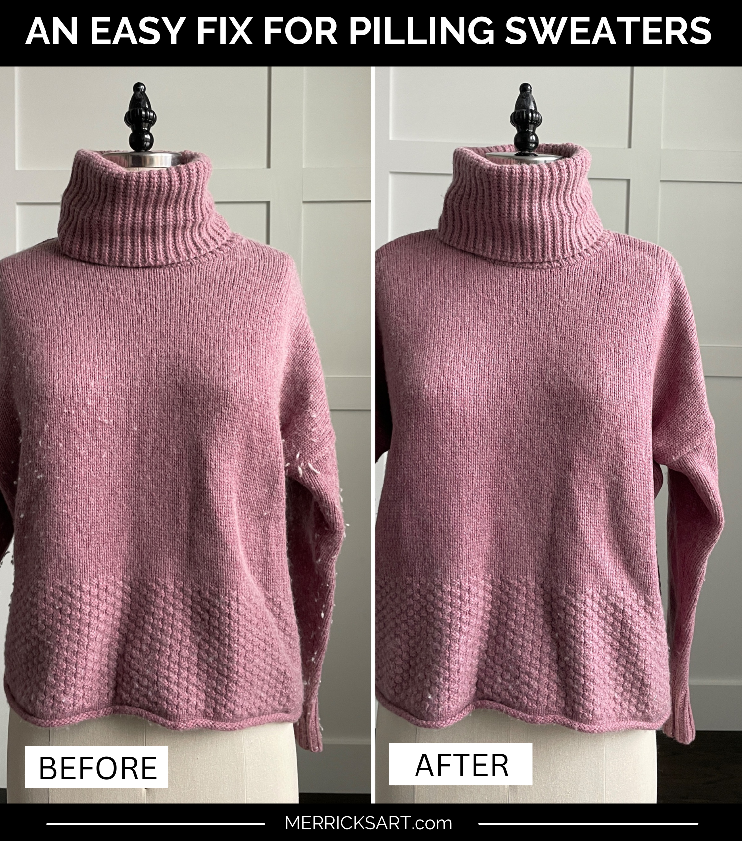 easy fix for pilling sweaters