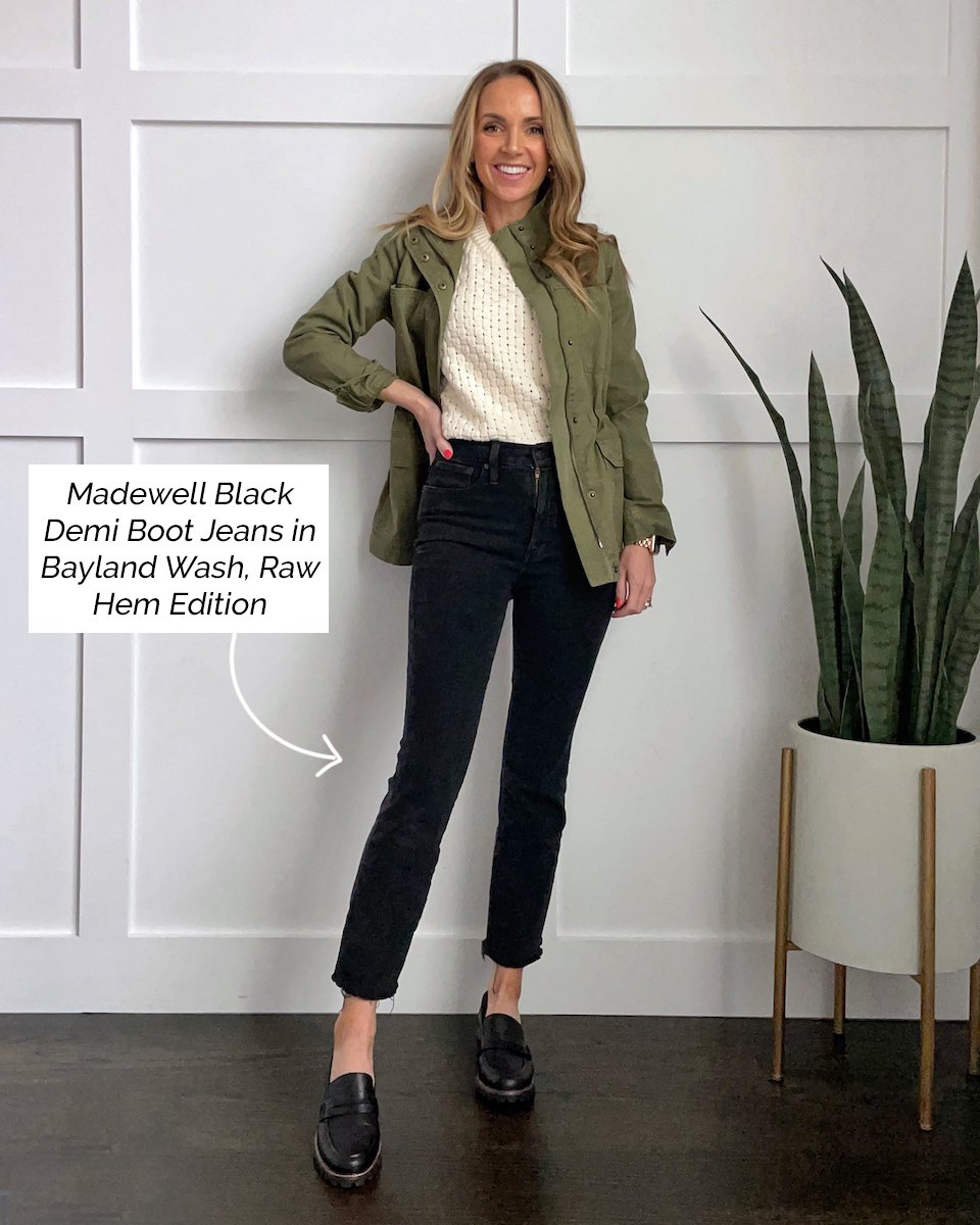 madewell demi bootcut jeans