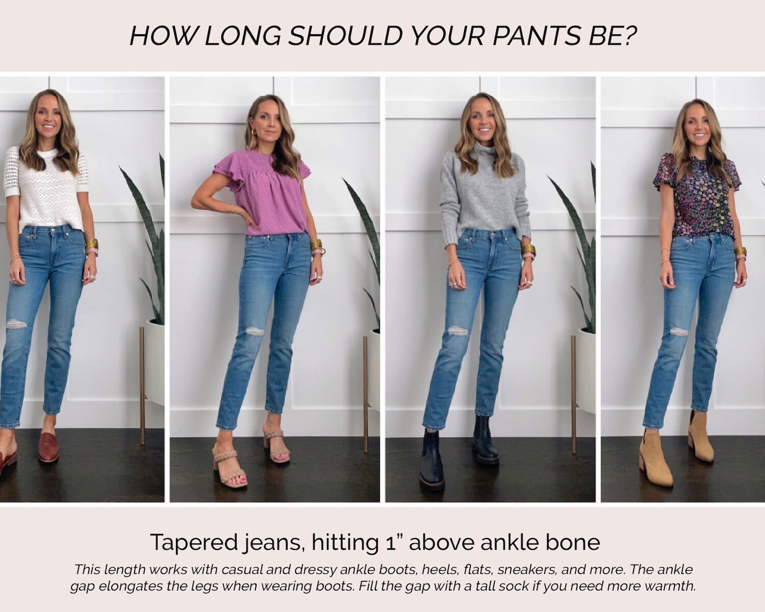 length of pants and jeans