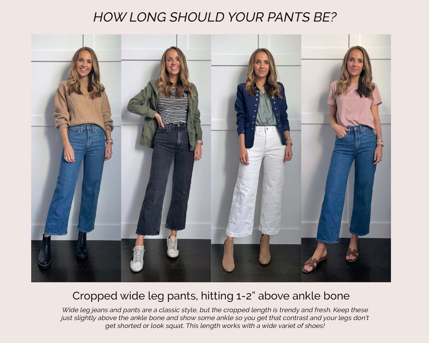 length of pants or jeans