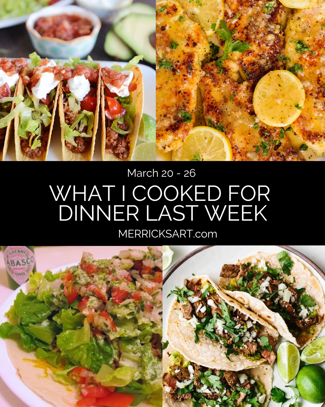 weekly menu march 20-26