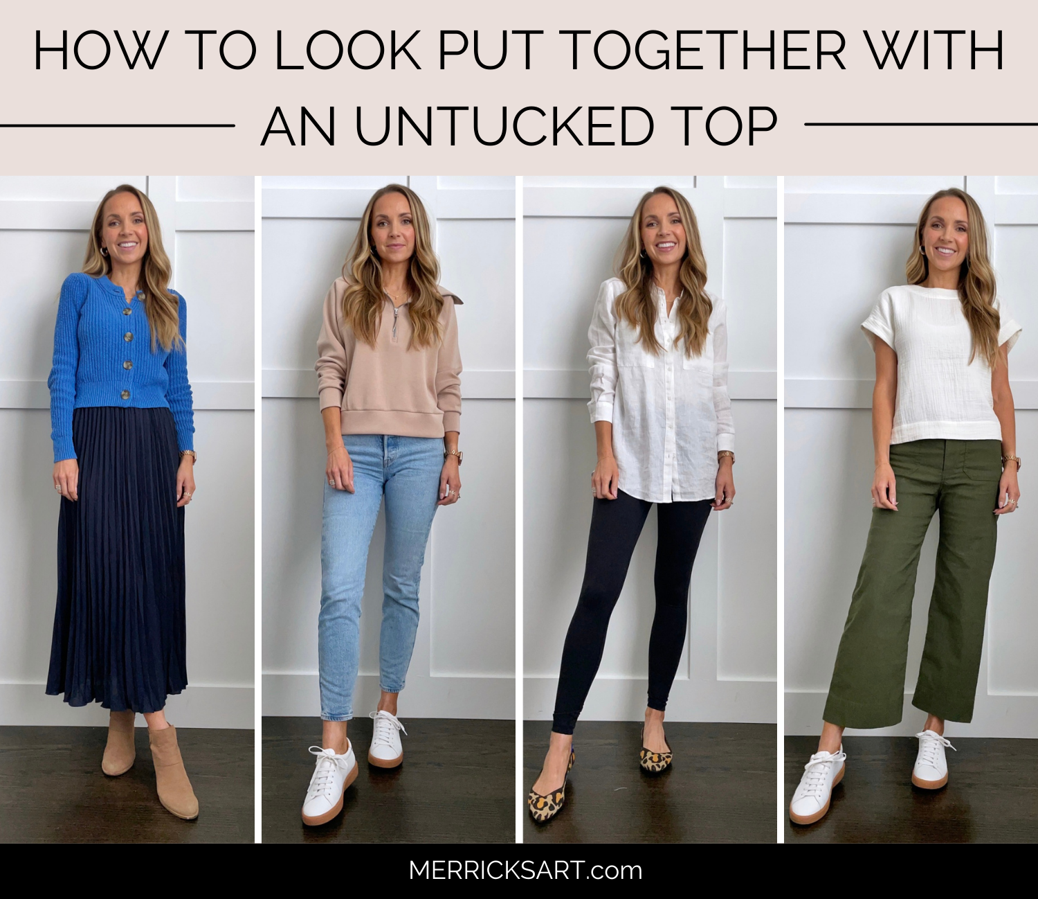 How to Look Put Together With an Untucked Top
