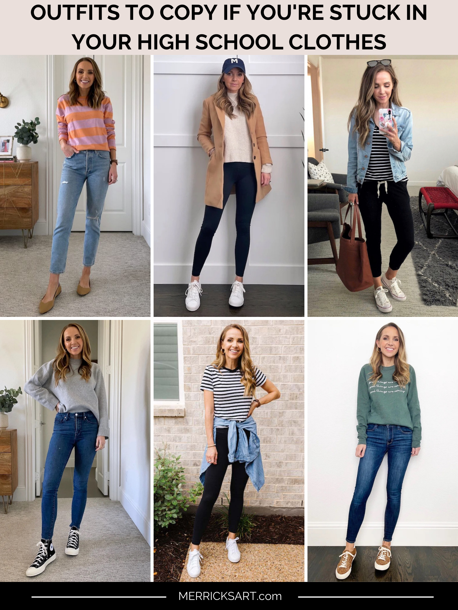 Basic Outfits if You're Stuck in High School Clothes