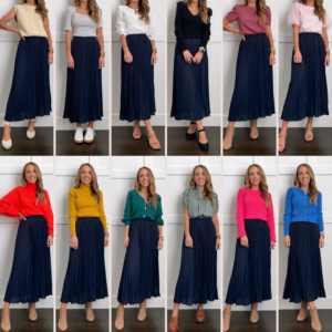 What to wear with navy blue