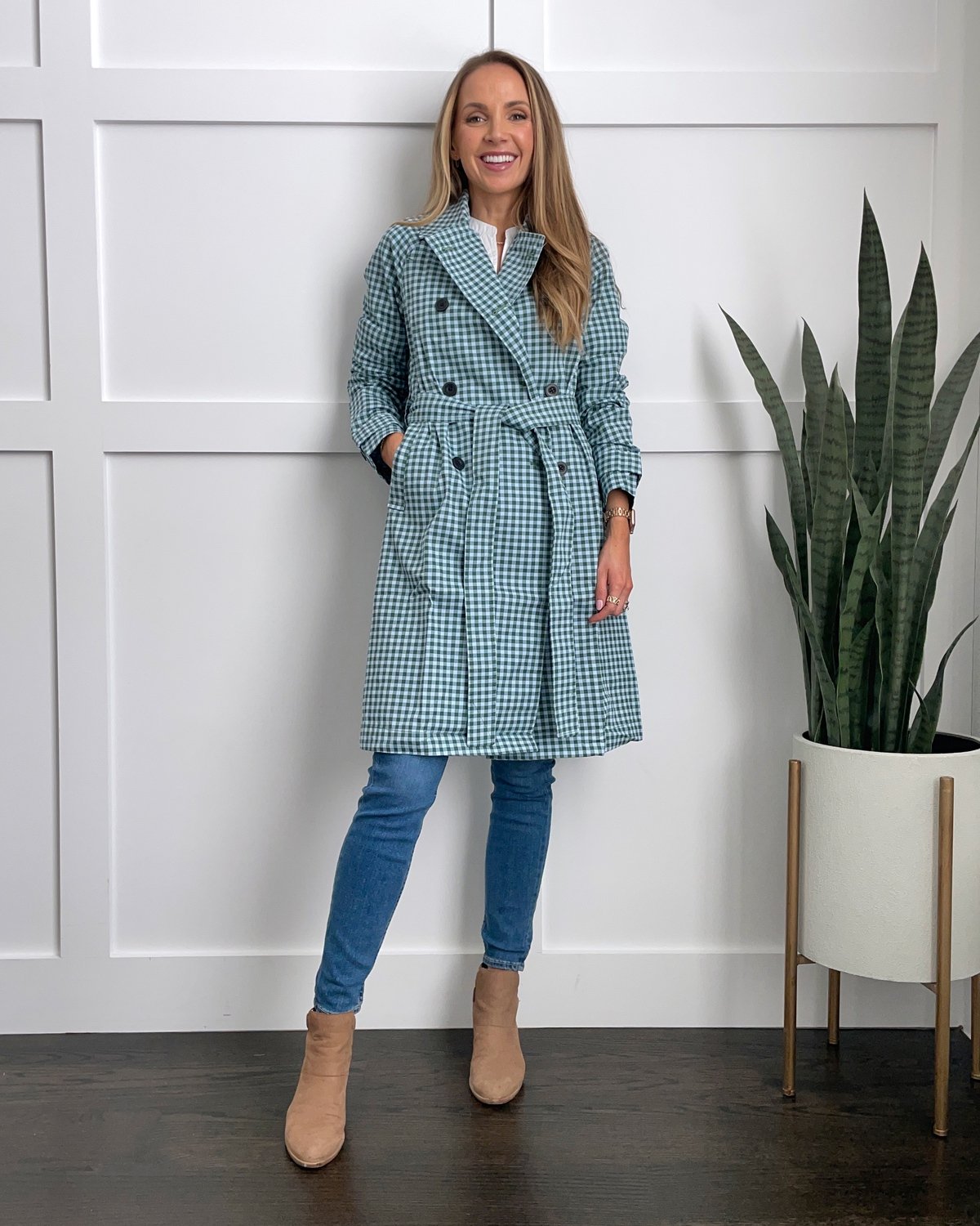 checked coat walmart